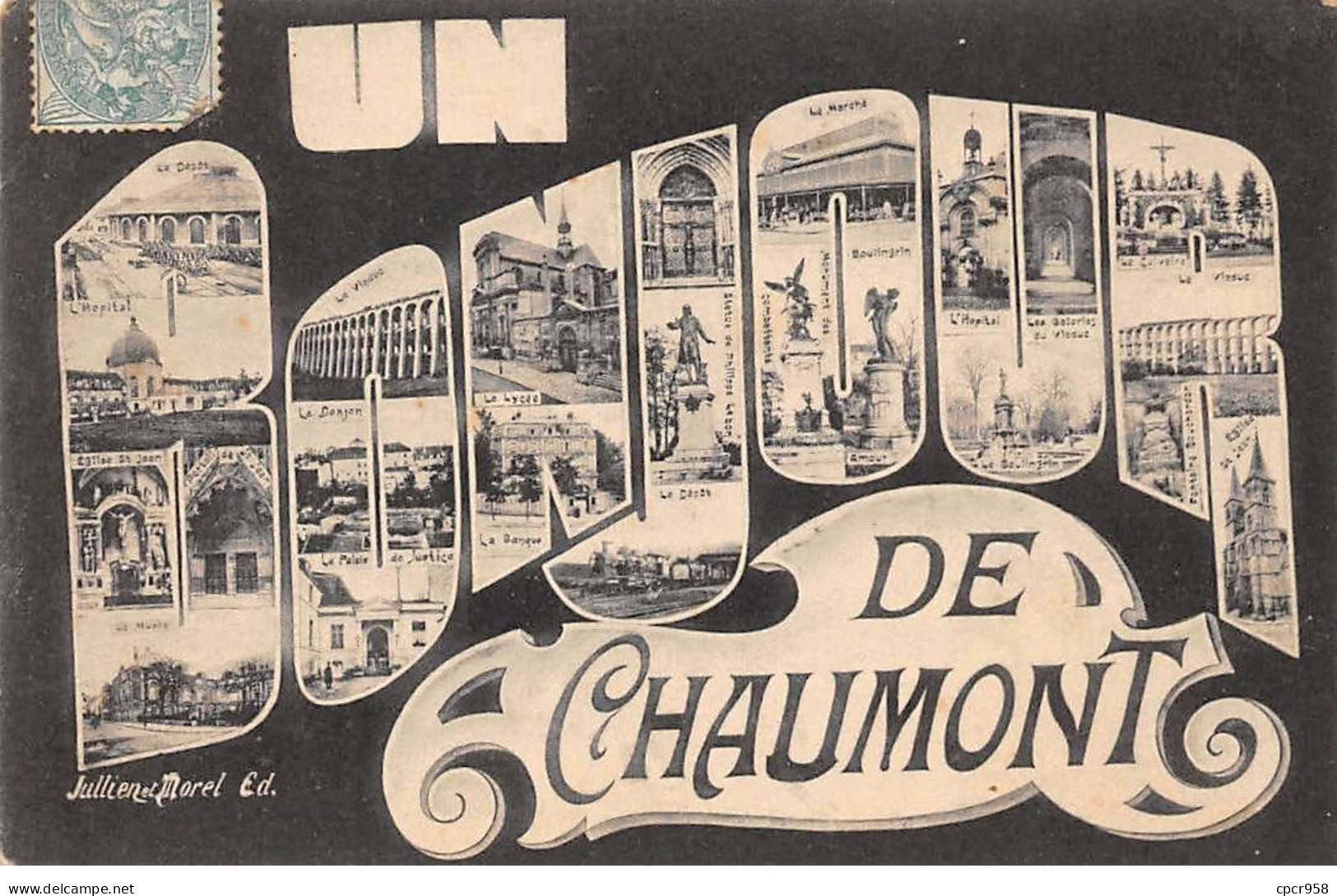 52 - CHAUMONT - SAN50518 - Un Bonjour - Chaumont