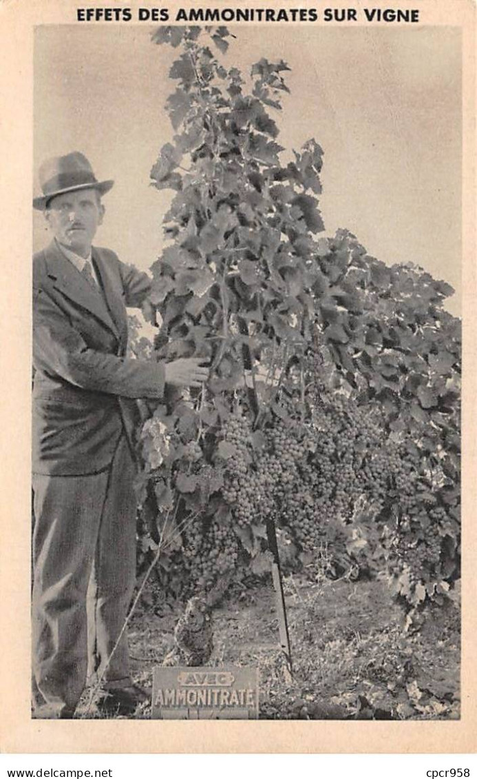 Publicité - N°83611 - Effets Des Ammonitrates Sur Vigne - Carte Pliée Vendue En L'état - Publicidad