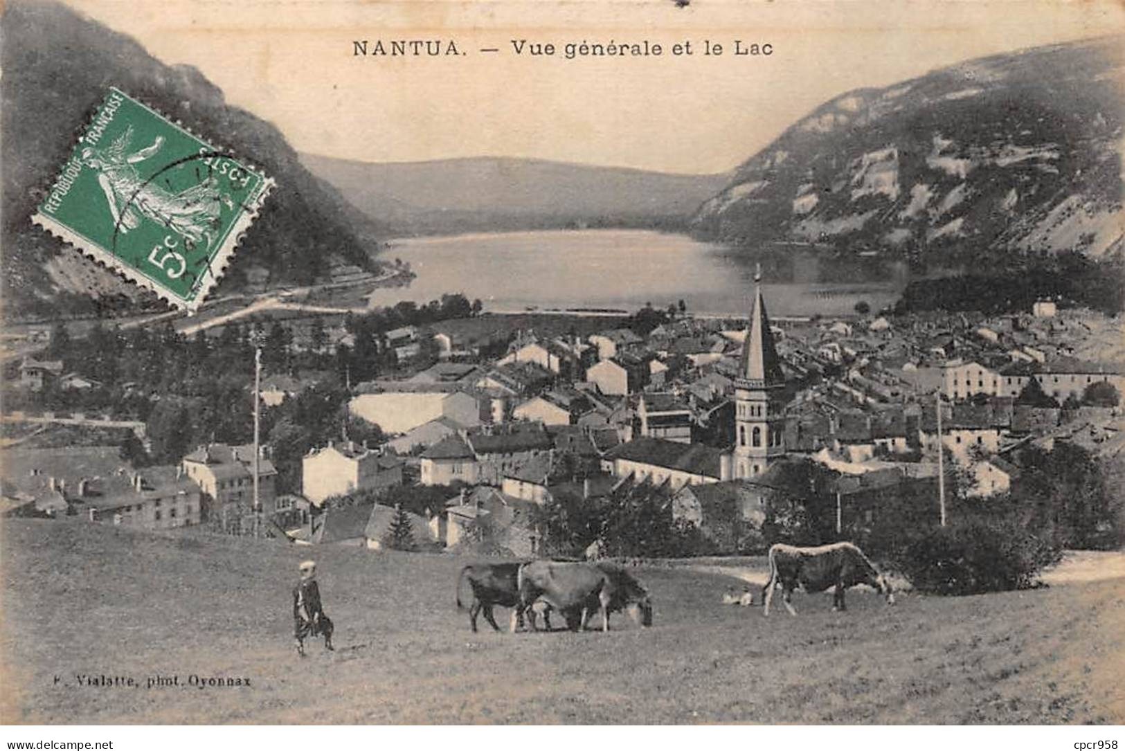 01 - NANTUA - SAN52308 - Vue Générale Et Le Lac - Nantua