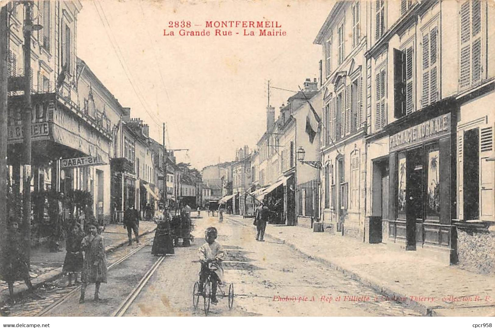 93 - MONTFERMEIL - SAN47044 - La Grande Rue - La Mairie - Montfermeil