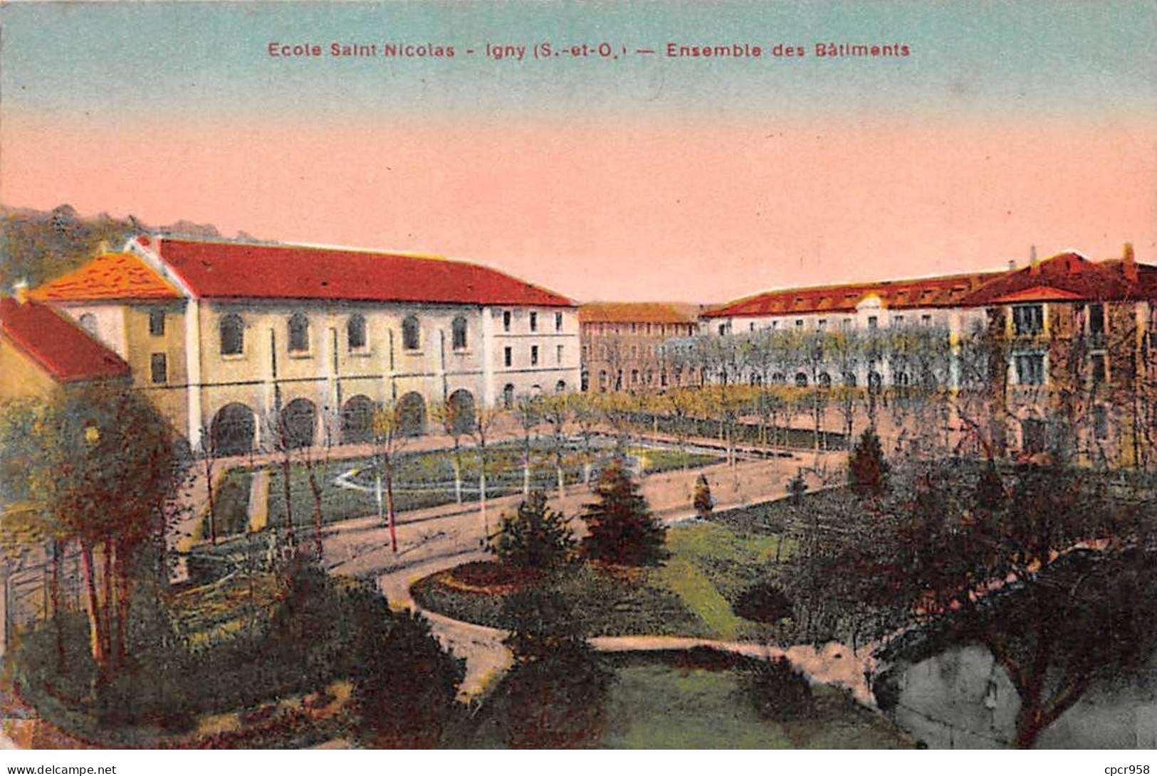 91 - IGNY - SAN47032 - Ensemble Des Bâtiments - Ecole Saint Nicolas - Igny