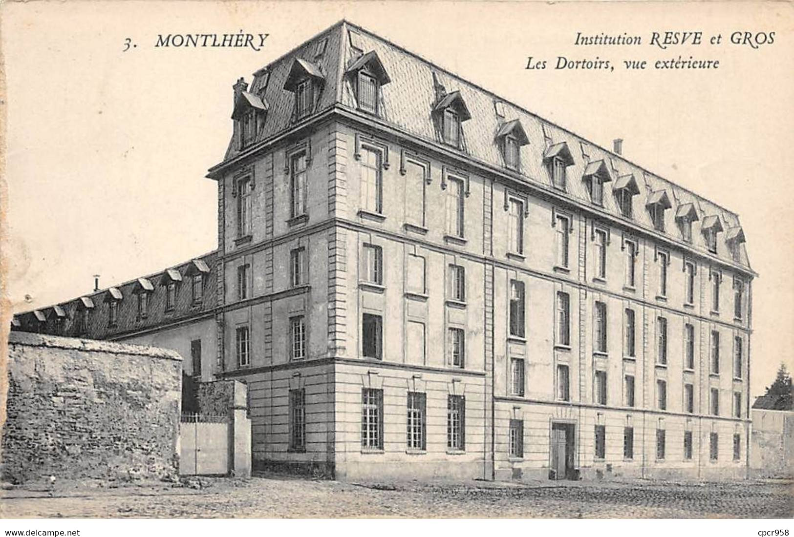 91 - MONTLHERY - SAN47027 - Institution RESVE Et GROS - Les Dortoirs - Vue Extérieure - Montlhery