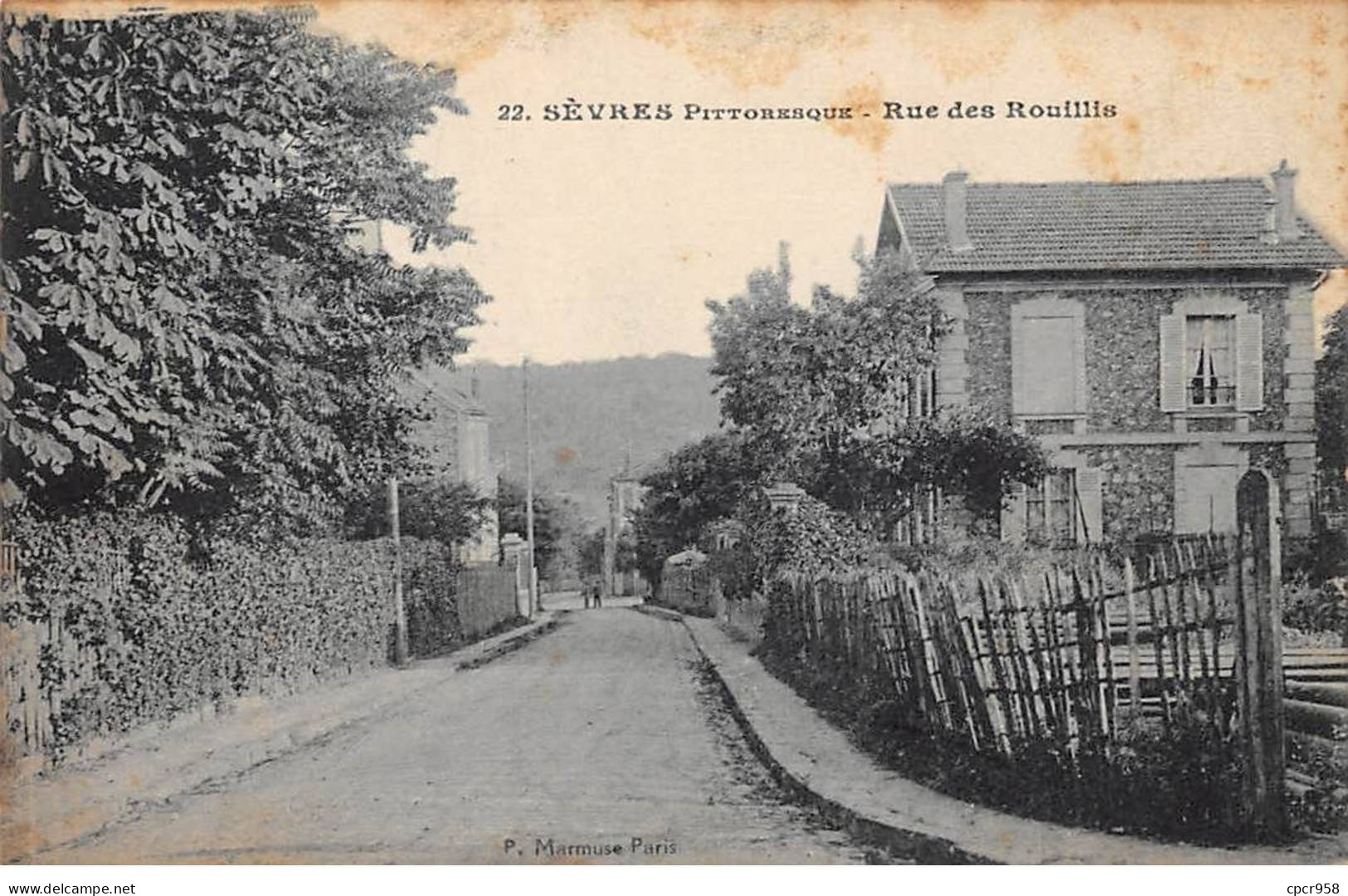 92 - SEVRES - SAN47041 - Rue Des Rouillis - Sevres