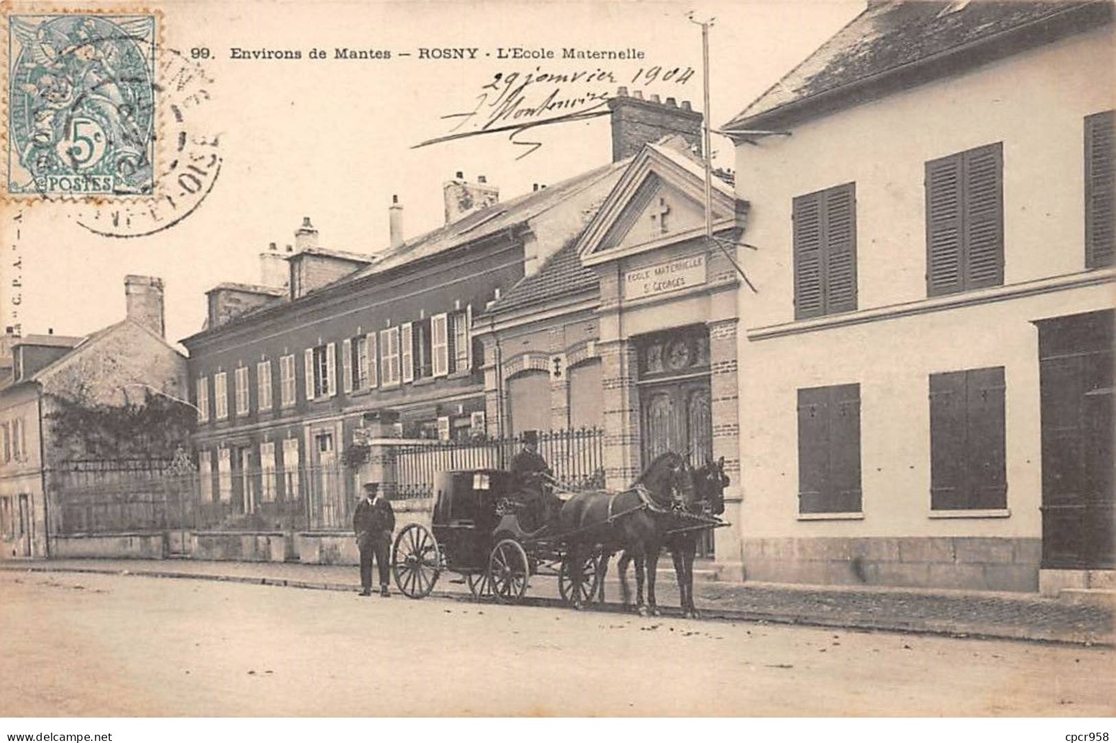 93 - ROSNY - SAN47053 - Environs De Mantes - L'Ecole Maternelle - Rosny Sous Bois