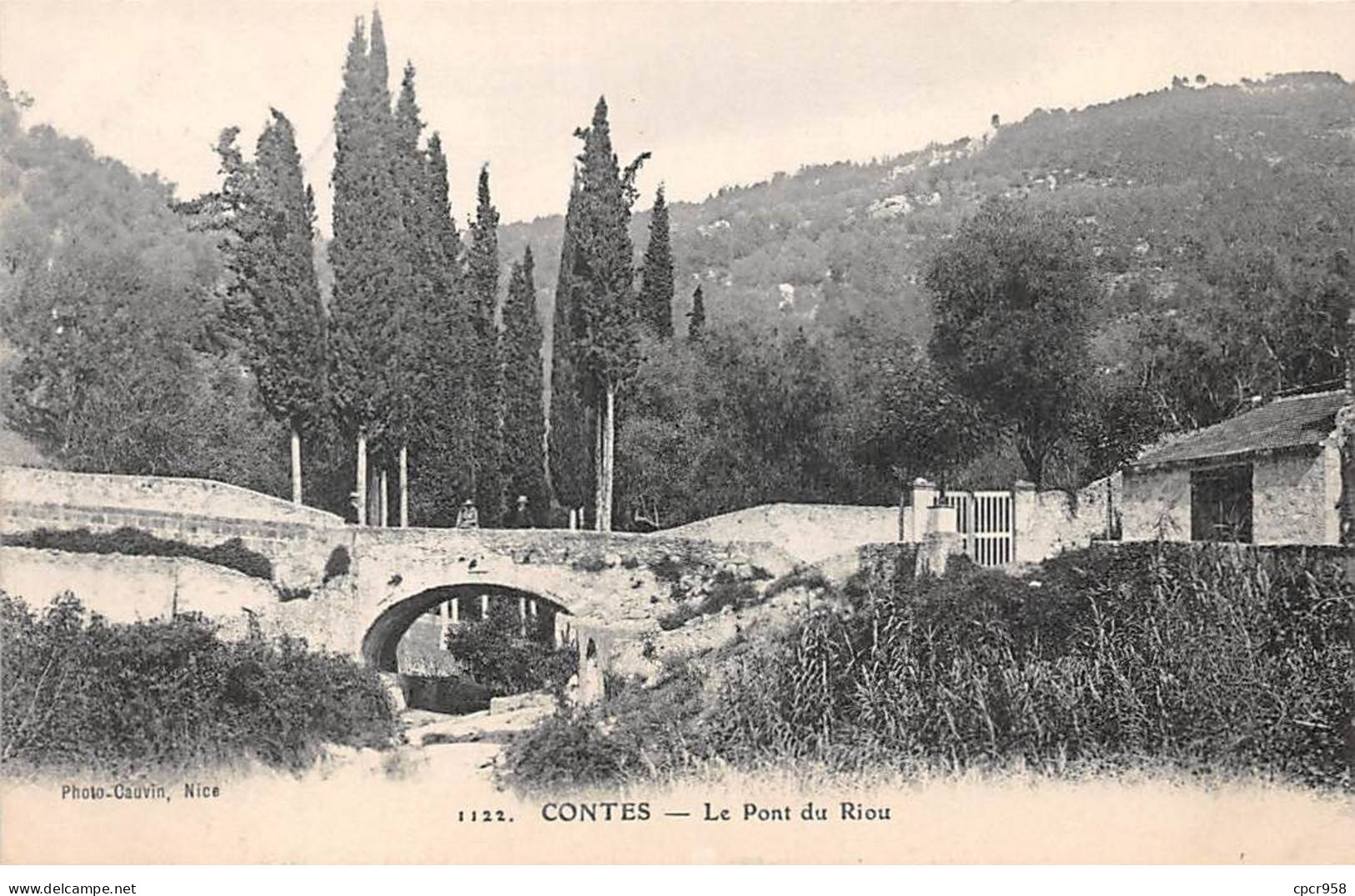 06 - CONTES - SAN47156 - Le Pont Du Riou - Contes