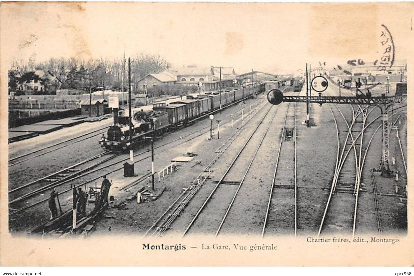 45 - MONTARGIS - SAN49031 - La Gare - Vue Générale - Train - Montargis