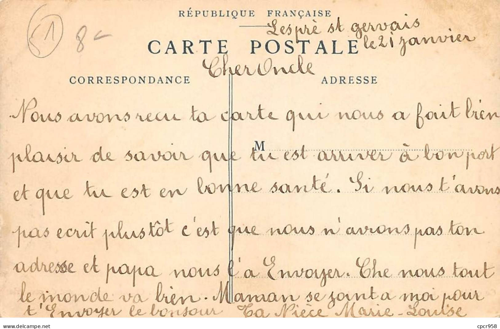 51 - CAMP DE CHALONS - SAN49081 - Ce Qu'Aubrun A Vu De Son Monoplan Deperdussin Survolant - Un Régiment De Cavalerie - Camp De Châlons - Mourmelon