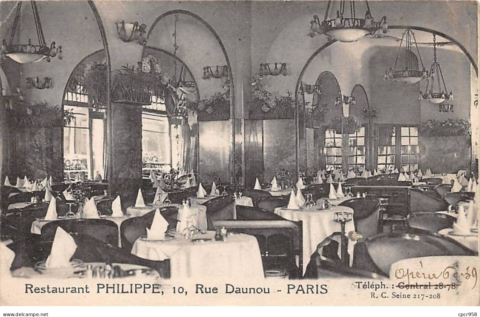 75002 - PARIS - SAN49311 - Restaurant Philippe - Rue Danou - District 02