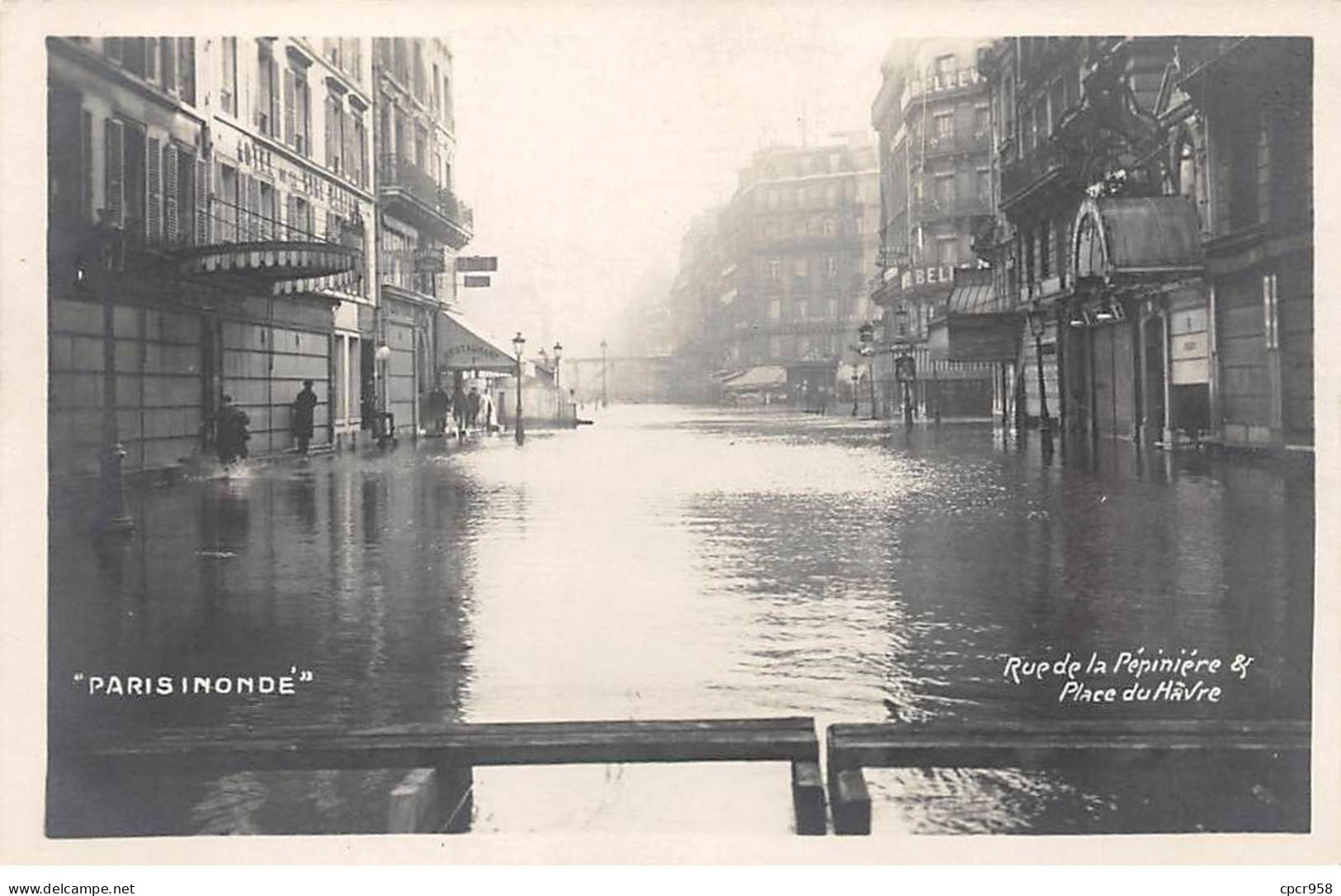 75008 - PARIS - SAN49320 - Rue De La Pépinière & Place Du Havre - Paris Inondé - Distretto: 08