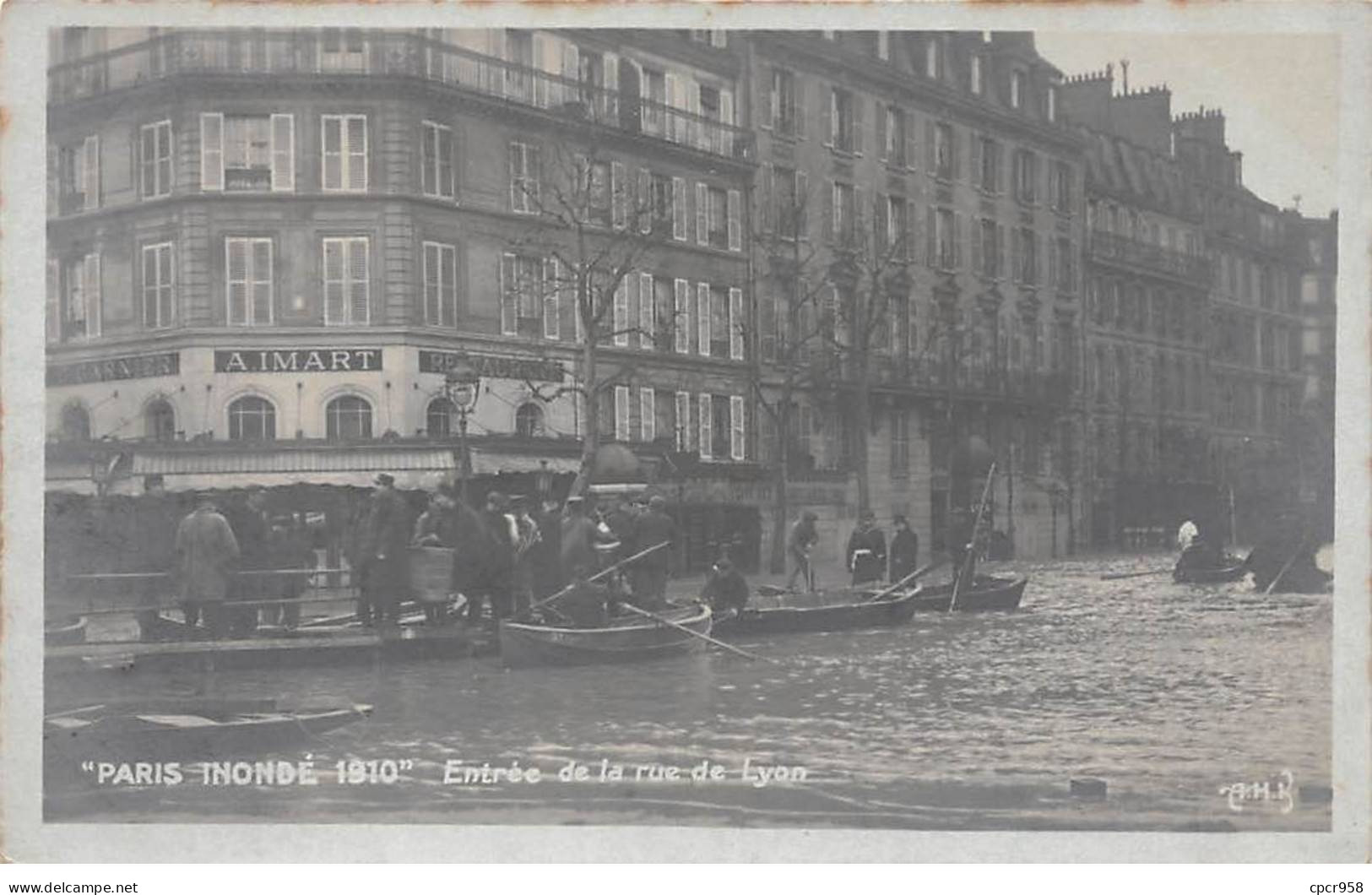 75012 - PARIS - SAN49329 - Entrée De La Rue De Lyon - Paris Inondé 1910 - Arrondissement: 12