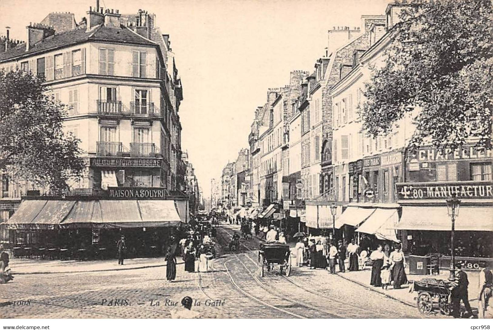 75014 - PARIS - SAN49331 - La Rue La Gaïté - Arrondissement: 14