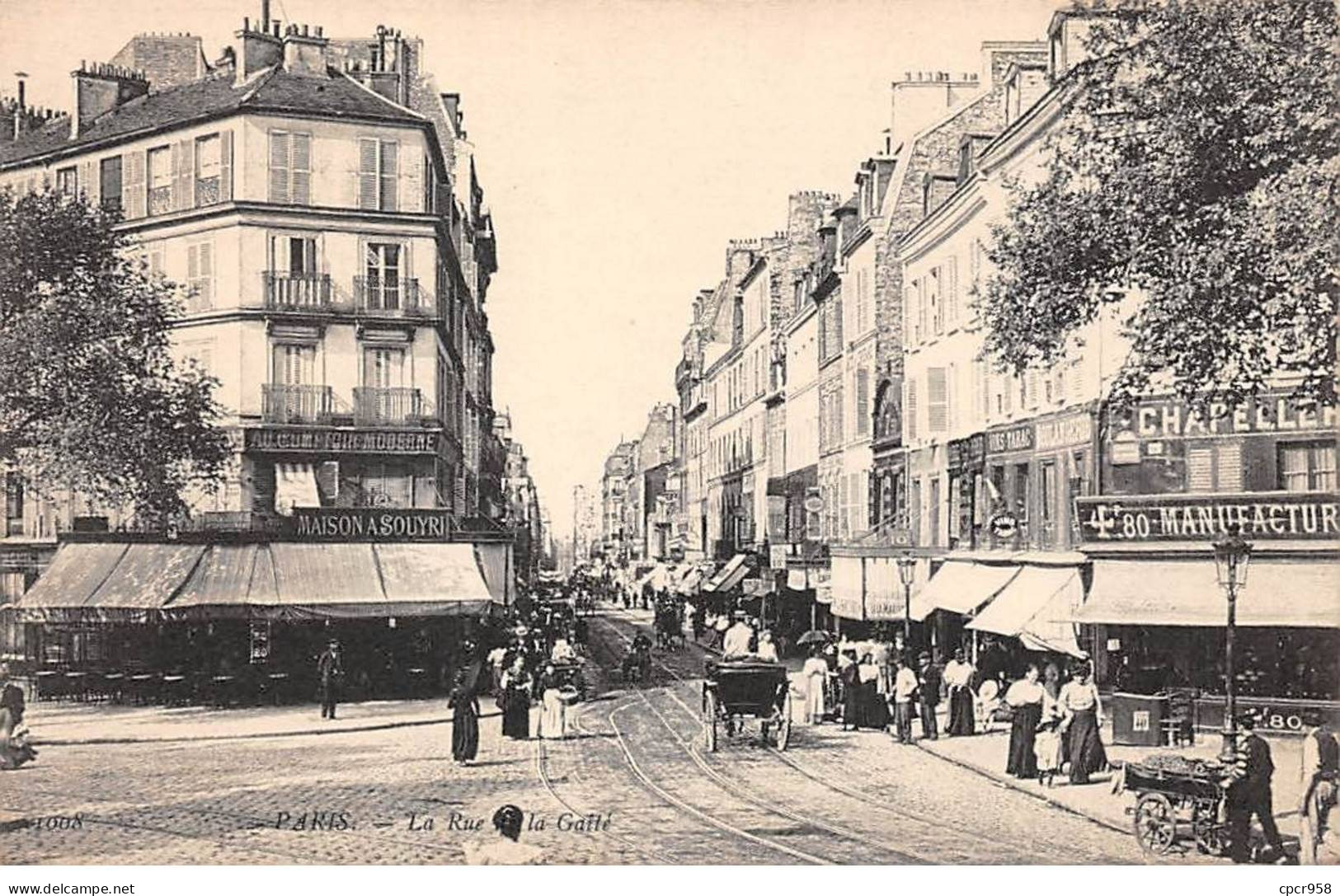 75014 - PARIS - SAN49331 - La Rue La Gaïté - Paris (14)