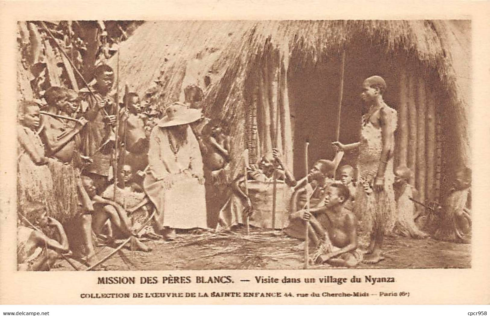 SENEGAL - SAN56335 - Mission Des Pères Blancs - Visite Dans Un Village Du Nyanca - Col. De L'Oeuvre De La Sainte... - Sénégal