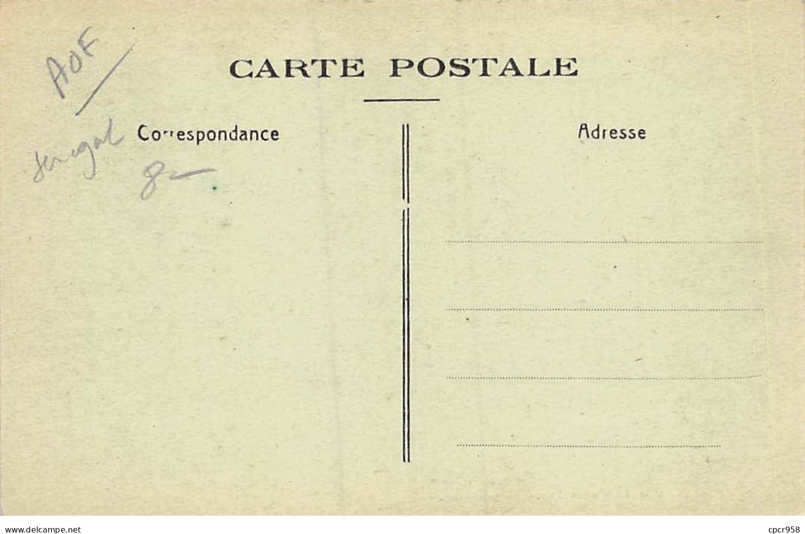 SENEGAL - SAN56437 - Afrique Occidentale - Pêcheurs Rentrant Leurs Filets - Sénégal