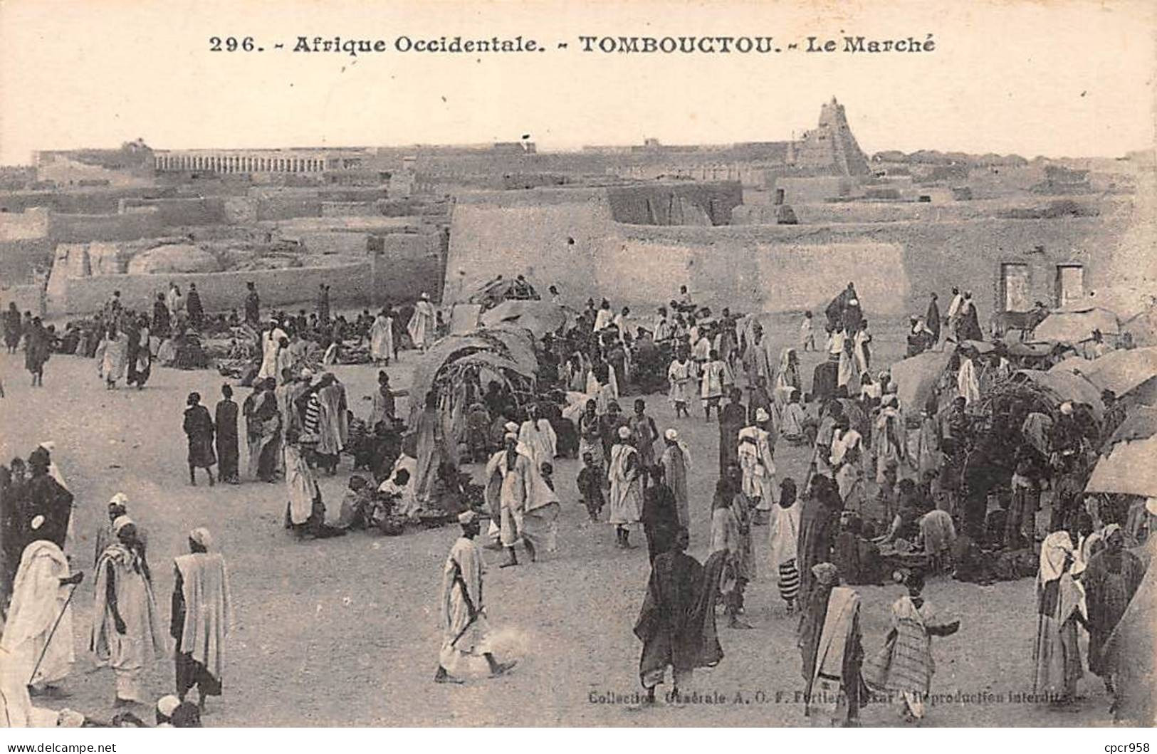 SOUDAN - SAN56493 - Afrique Occidentale - Tombouctou - Le Marché - Soedan