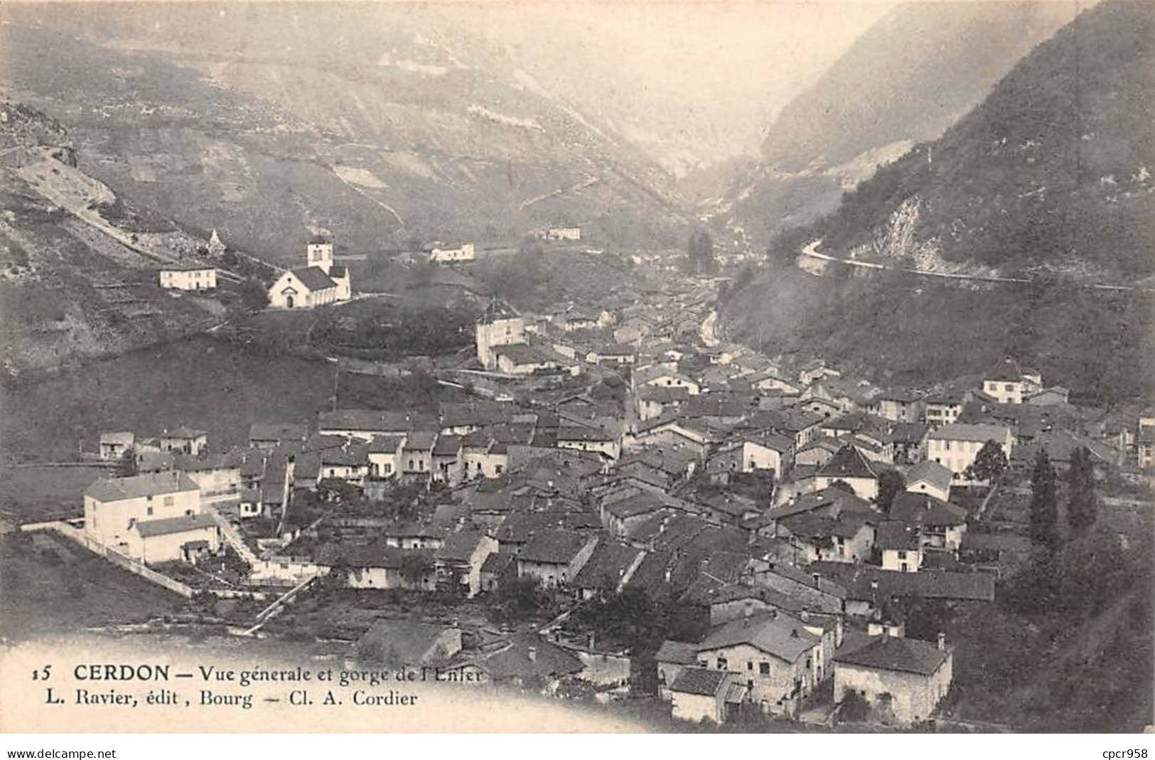 01 - CERDON - SAN45735 - Vue Générale Et Gorge De L'Enfer - Non Classés