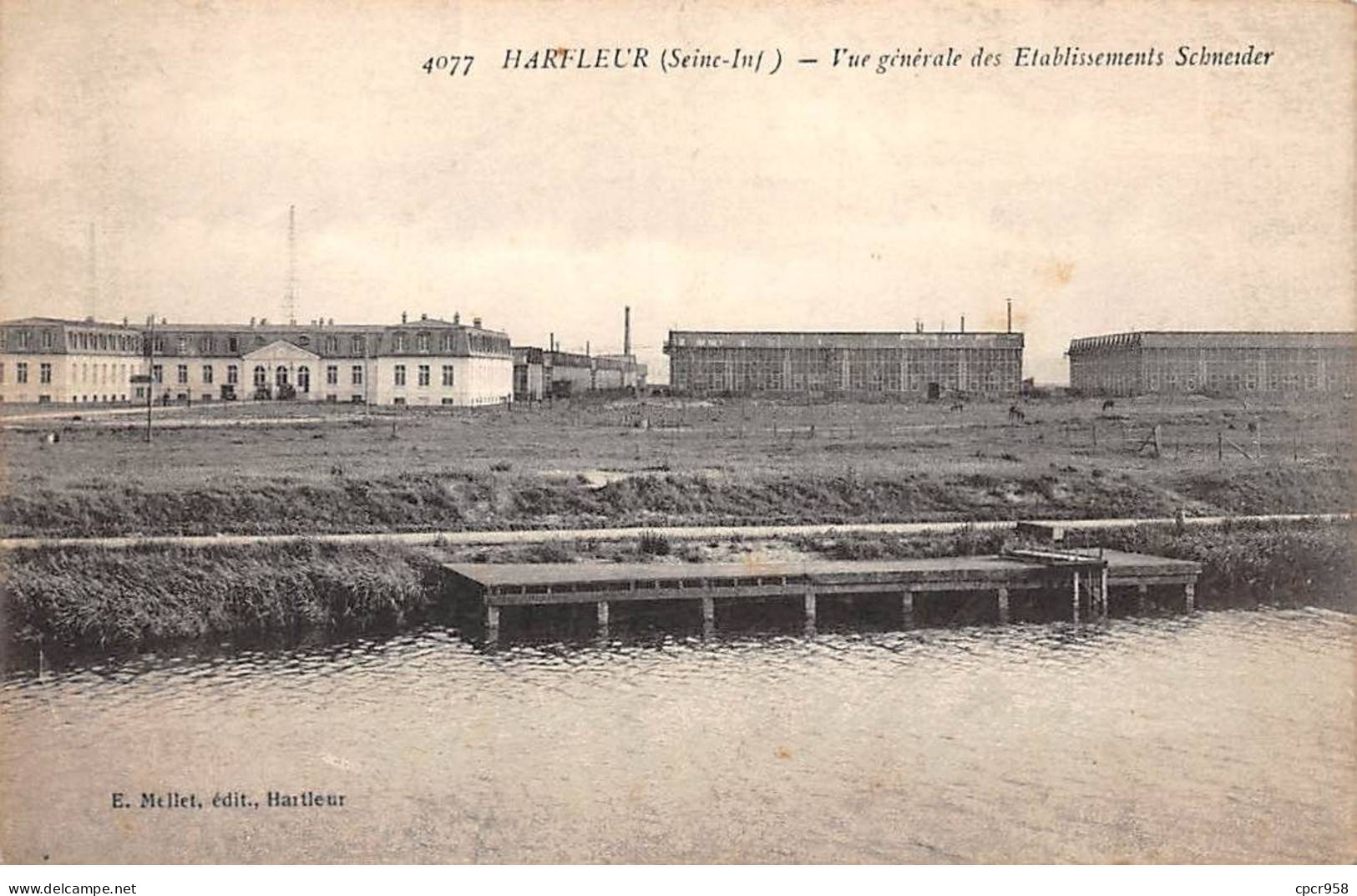 76 - HATFLEUR - SAN46761 - Vue Générale Des Etablissements Schneider - Harfleur