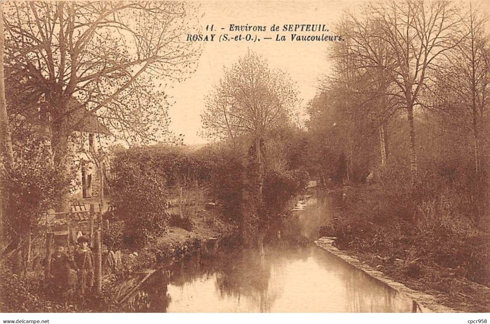 78 - ROSAY - SAN46844 - Environs De Septeuil - La Vaucouleurs - Pli - Autres & Non Classés