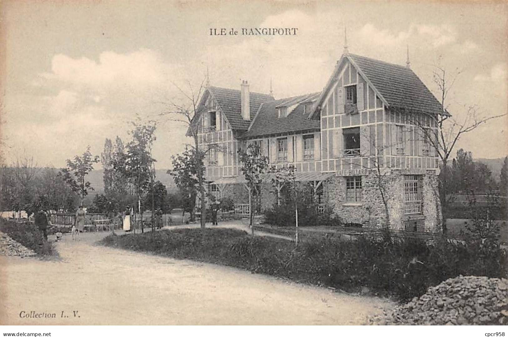 78 - ILE DE RANGIPORT - SAN46877 - Carte Pub - Hôtel Restaurant De L'Ile - Maison Jean - Autres & Non Classés