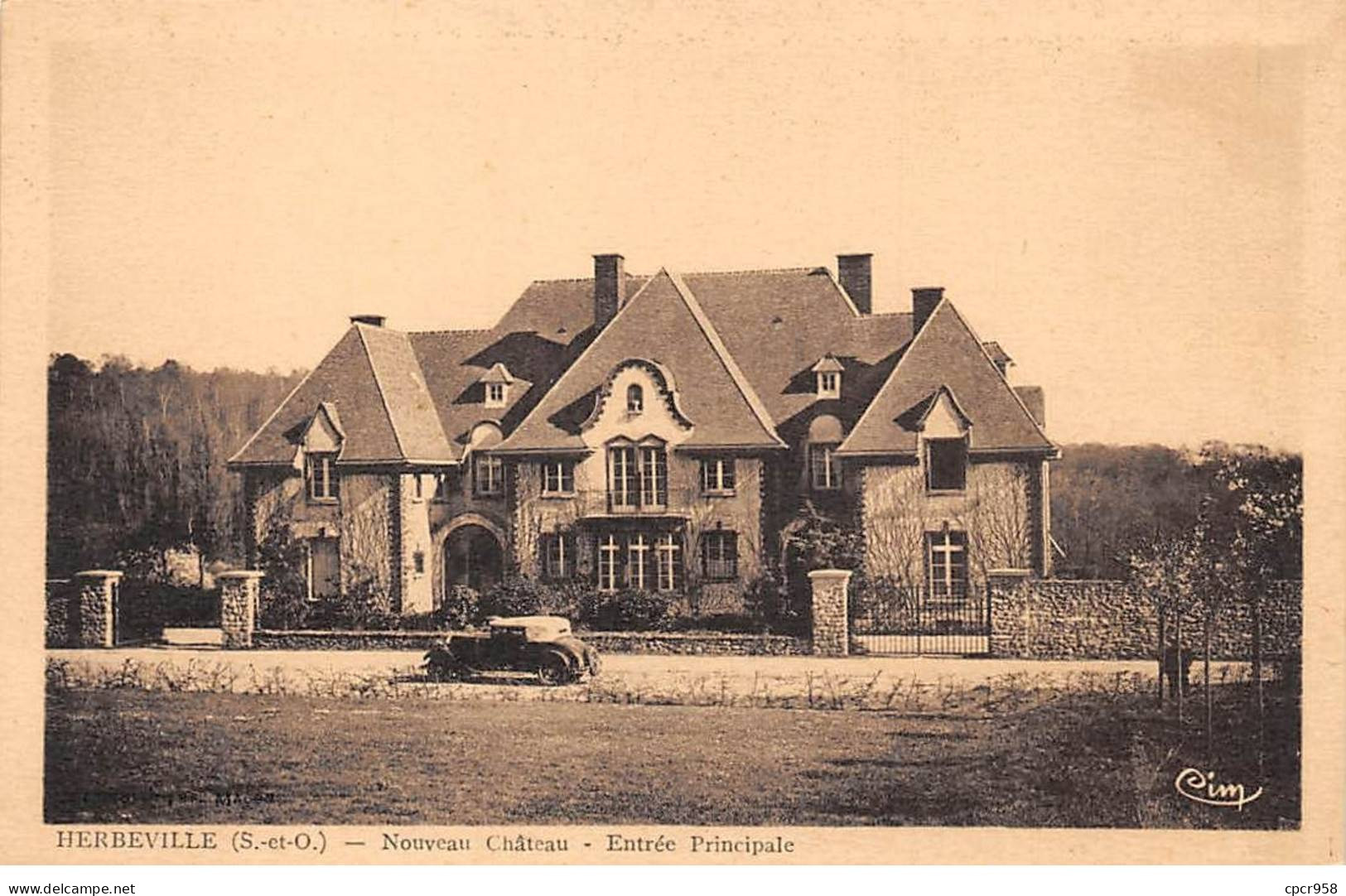 78 - HERBEVILLE - SAN46867 - Nouveau Château - Entrée Principale - Autres & Non Classés