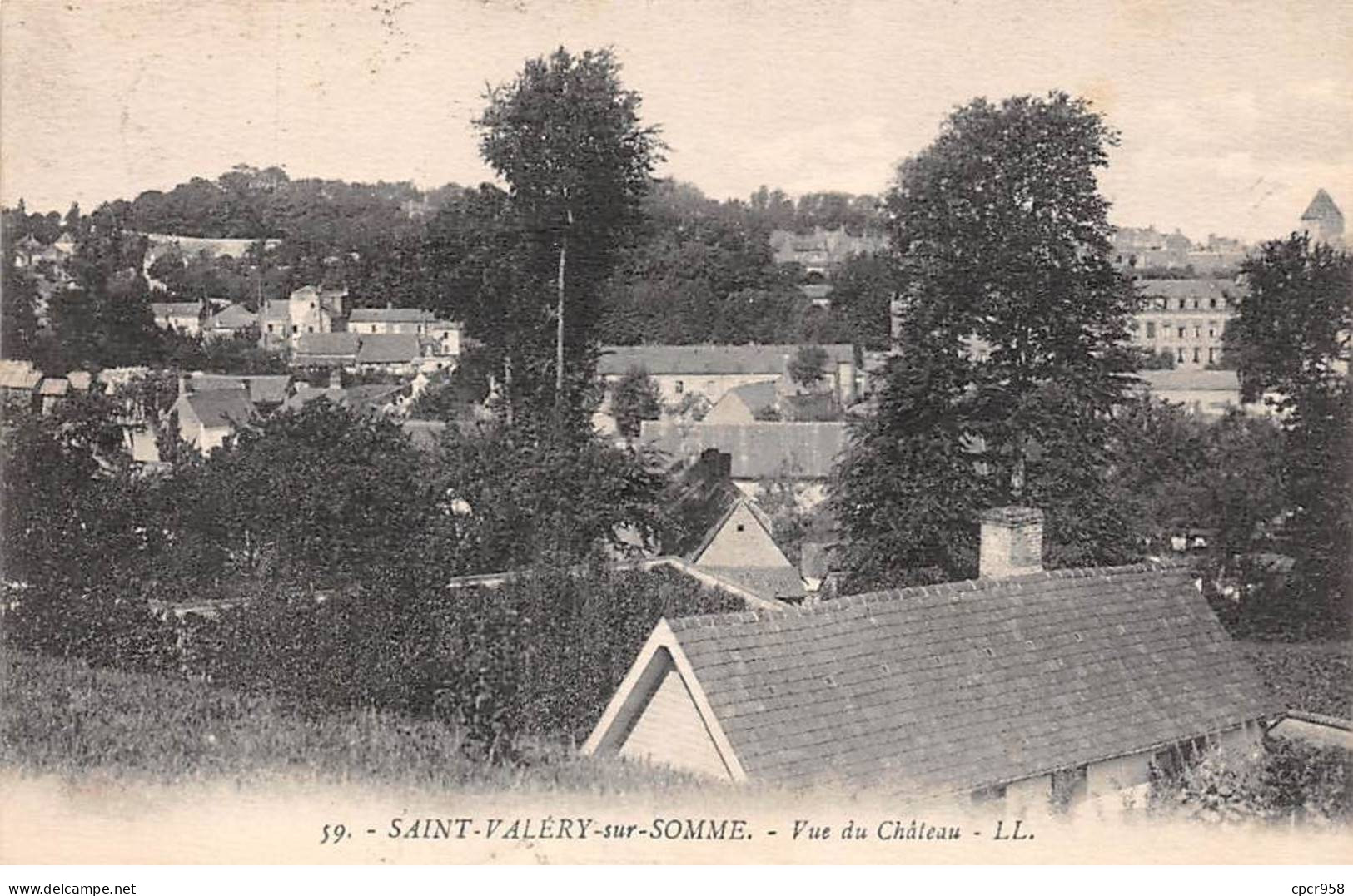 80 - SAINT VALERY SUR SOMME - SAN46906 - Vue Du Château - Saint Valery Sur Somme