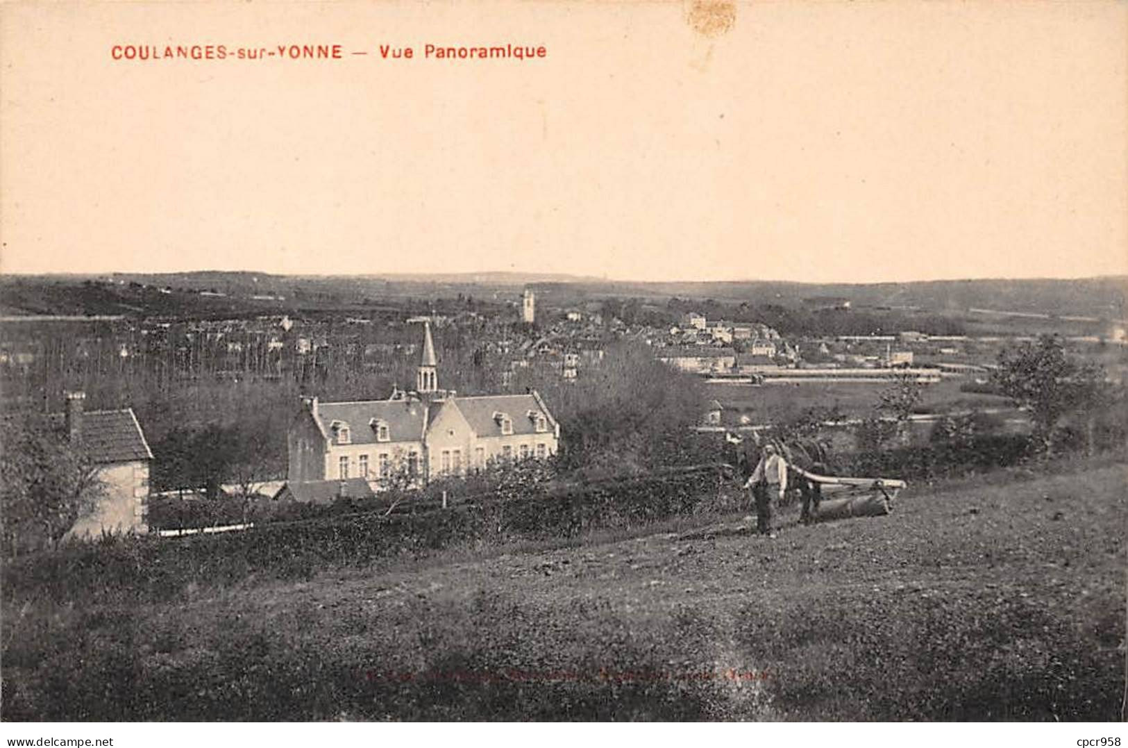 89 - COULANGES SUR YONNE - SAN46982 - Vue Panoramique - Agriculture - Coulanges Sur Yonne