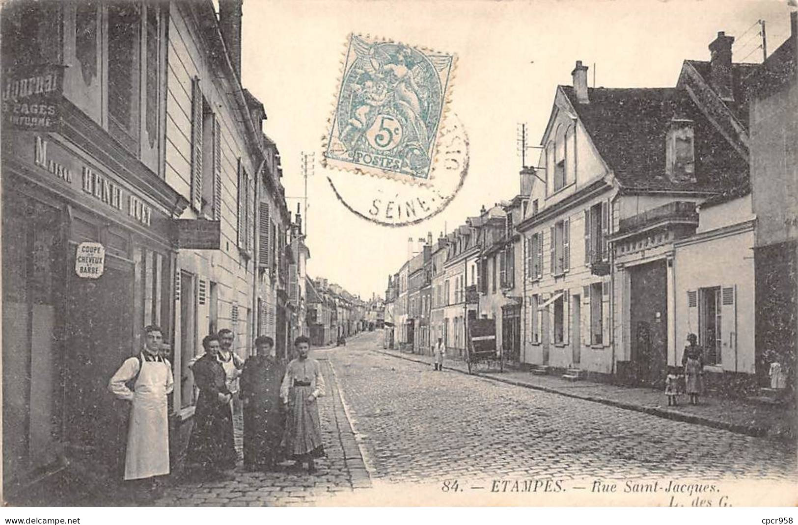 91 - ETAMPES - SAN47005 - Rue Saint Jacques - Etampes