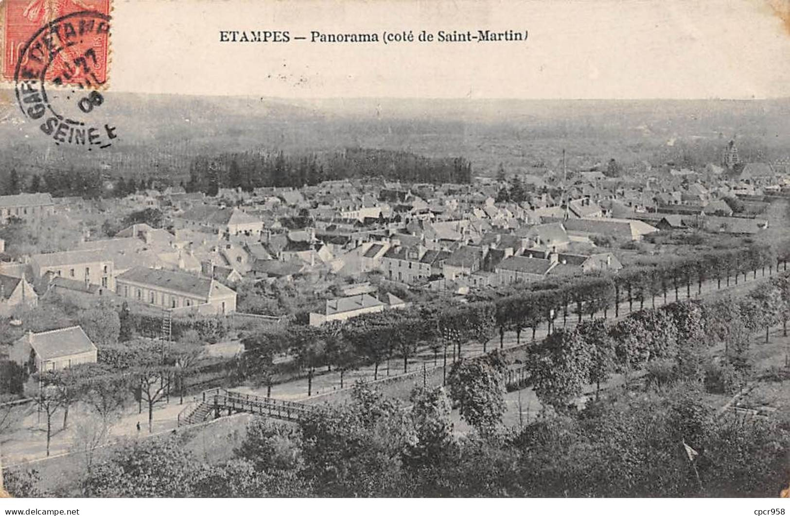 91 - ETAMPES - SAN47002 - Panorama (Côté De Saint Martin) - Etampes