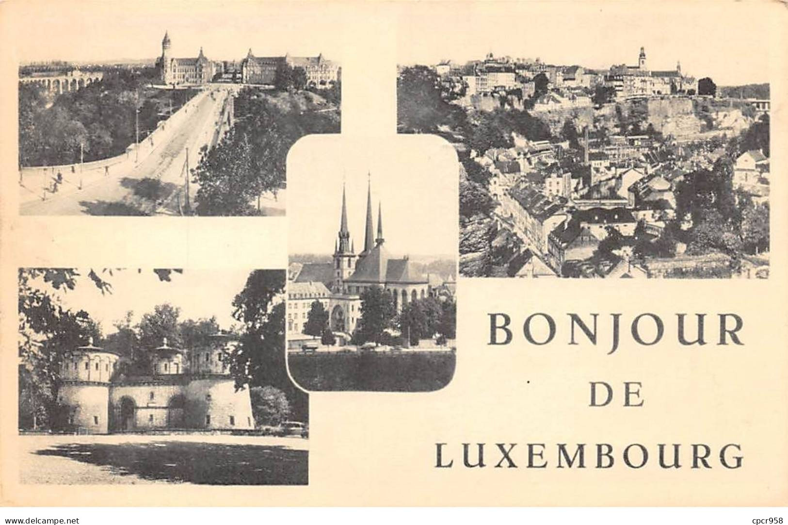 LUXEMBOURG - SAN49866 - Bonjour De Luxembourg - Lussemburgo - Città