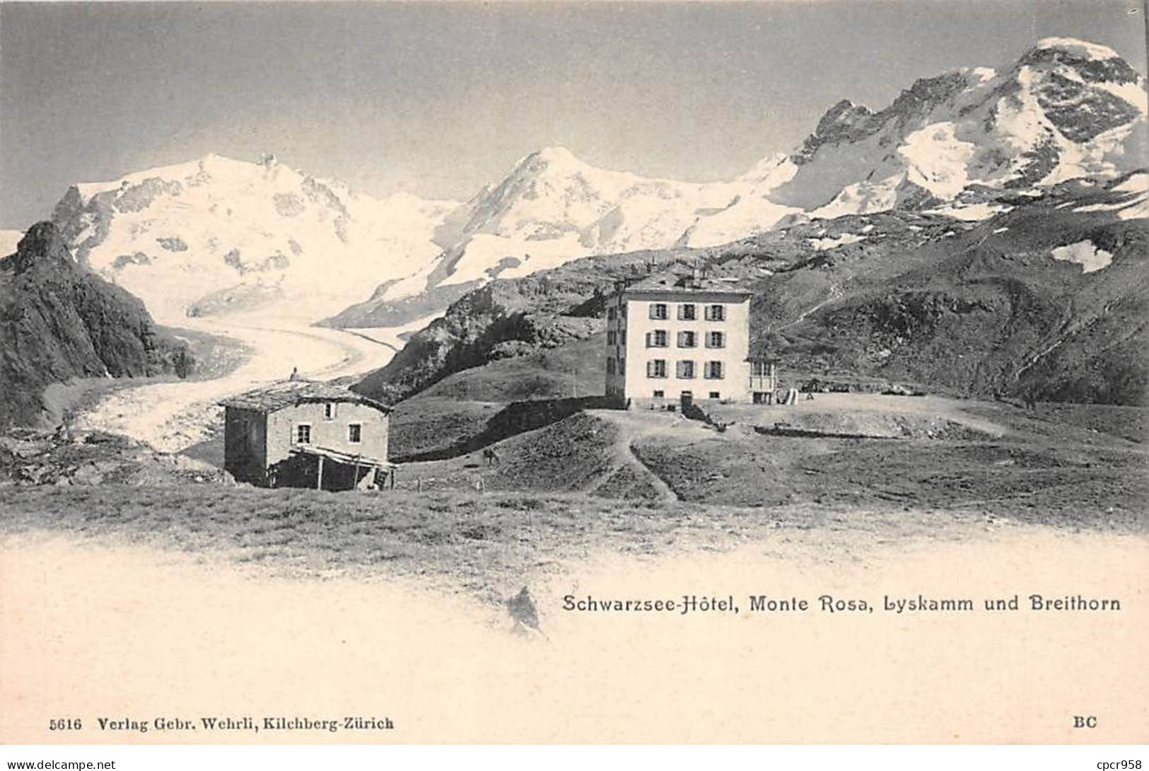 SUISSE - SAN49847 - Schwarzsee Hôtel - Monte Rosa - Lyskamm Und Breithorn - Otros & Sin Clasificación