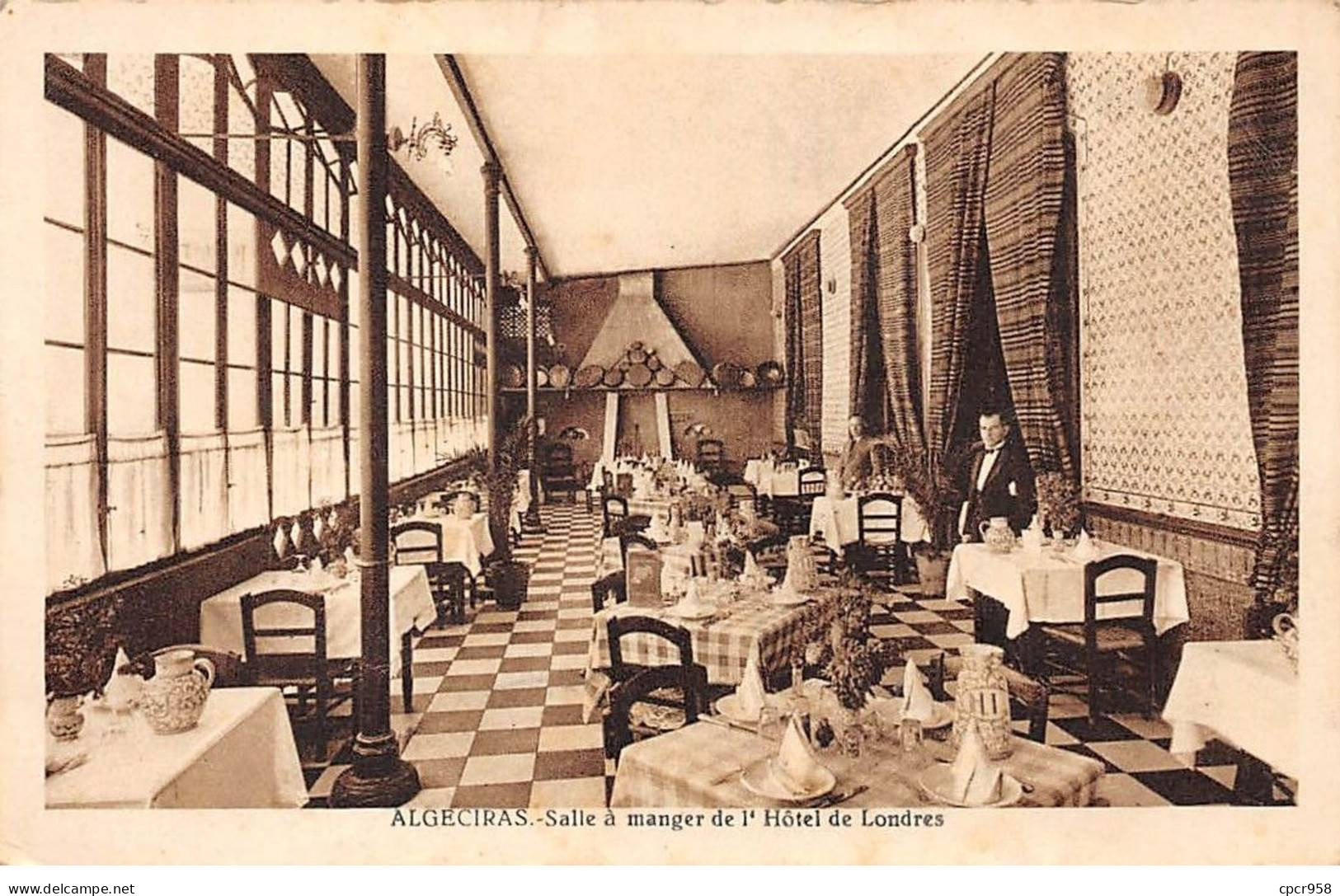 ESPAGNE - SAN49902 - Algeciras - Salle à Manger De L'Hôtel De Londres - Cádiz