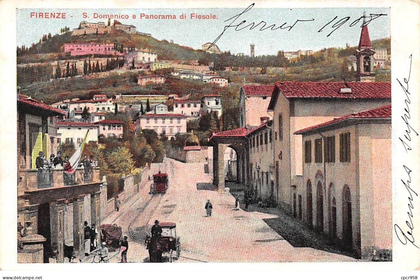 ITALIE - SAN49999 - Firenze - S. Domenico E Panorama Di Fiesole - Firenze