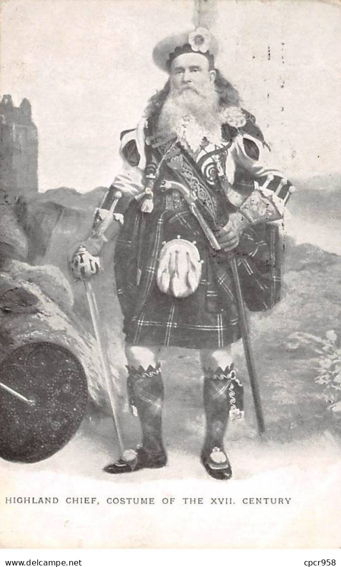 ECOSSE - SAN50018 - Higland Chief - Costume Of The XVII. Century - Autres & Non Classés