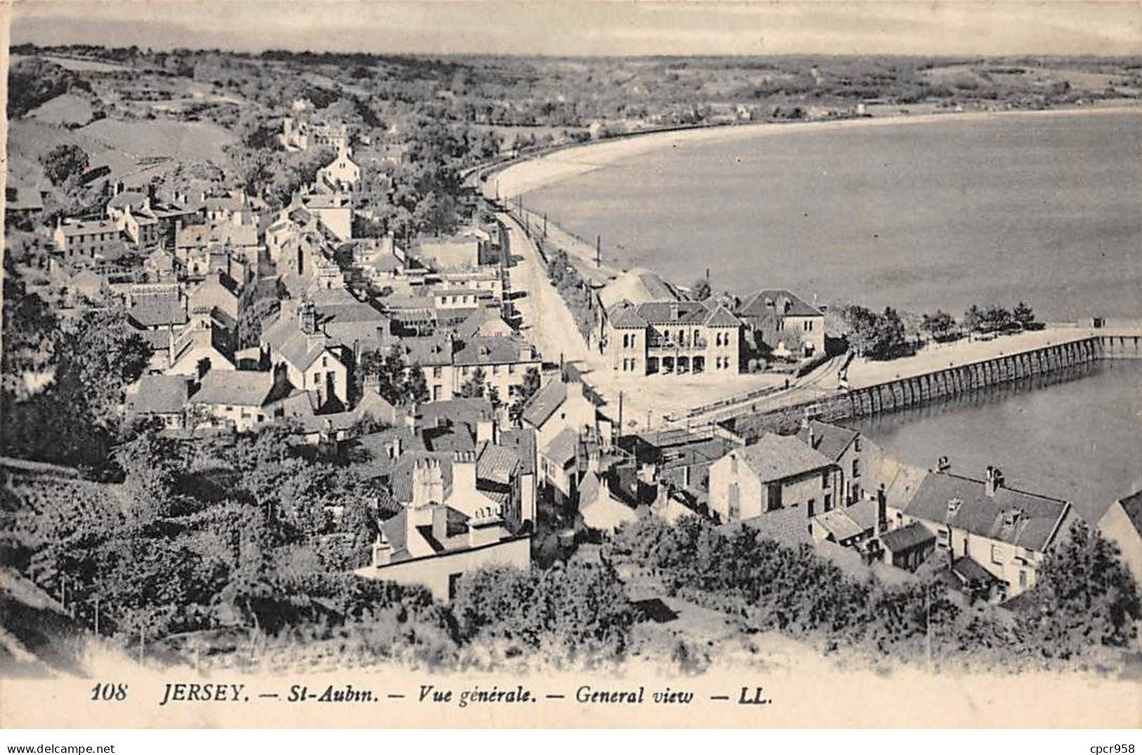 ILE DE LA MANCHE - SAN50020 - Jersey 6 St Aubin - Vue Générale - Autres & Non Classés