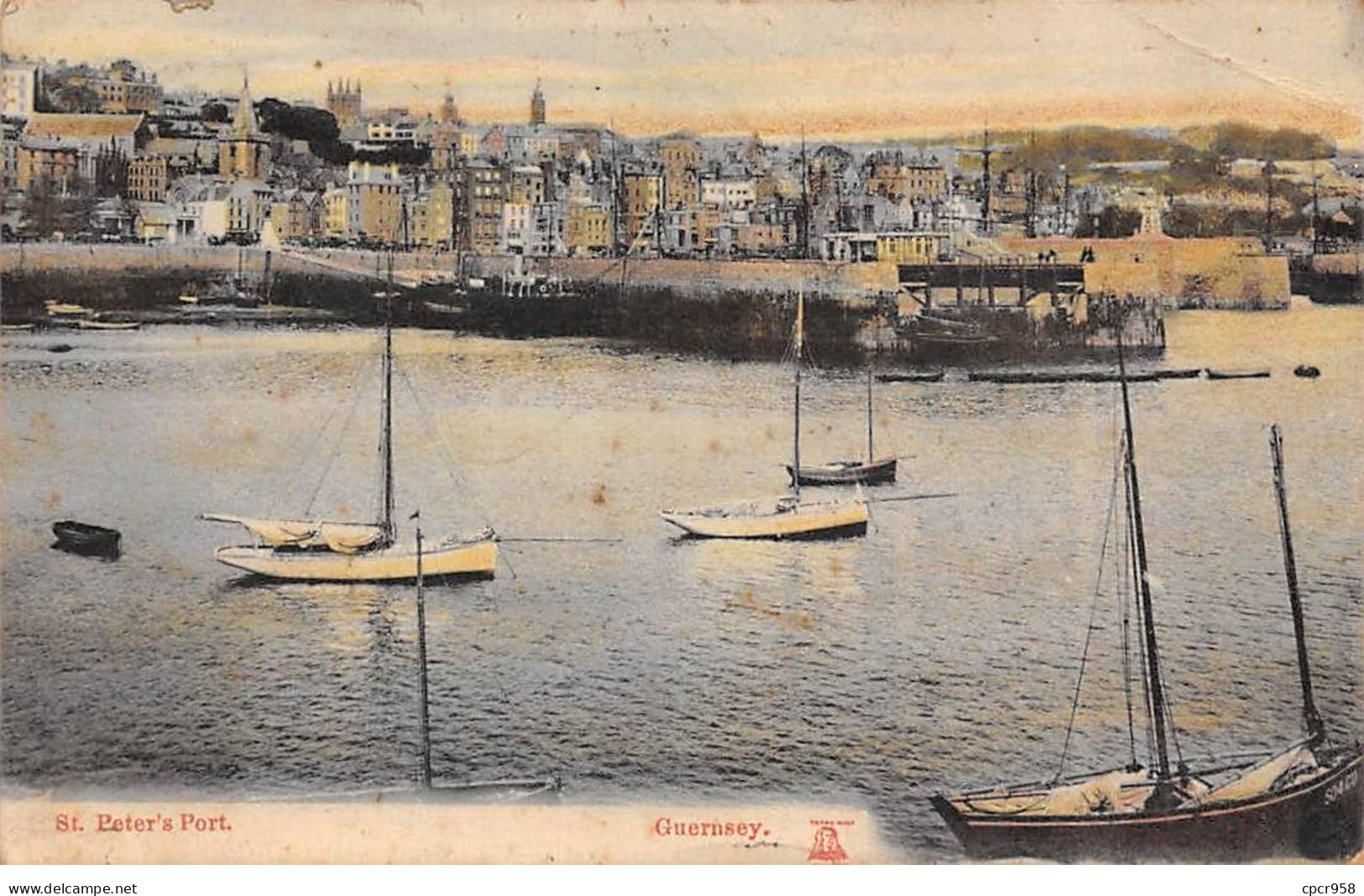 ILE DE LA MANCHE - SAN50017 - Peter's Port - Guernsey - Pli - Guernsey