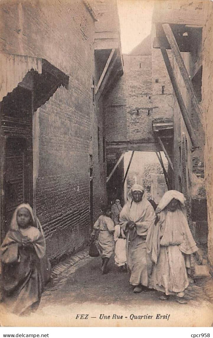 MAROC - SAN50072 - Fez - Une Rue - Quartier Ersif - Fez (Fès)