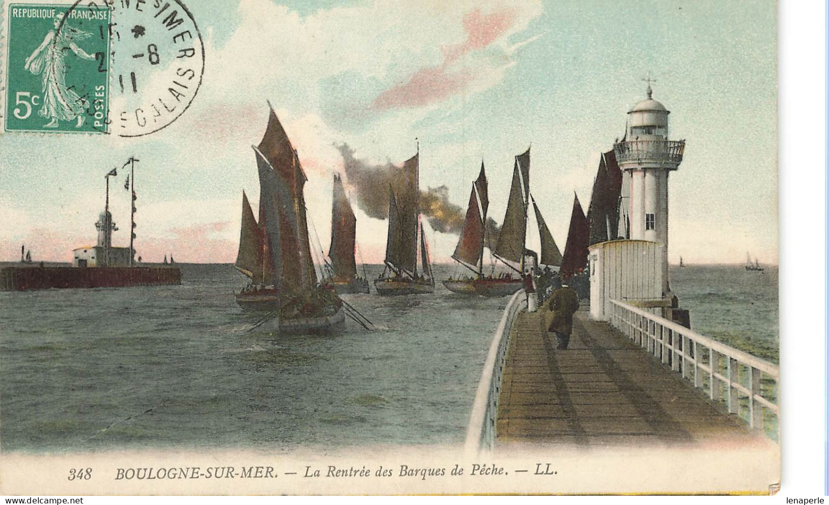 D7763 Boulogne Sur Mer Le Rentrée Des Barques - Boulogne Sur Mer