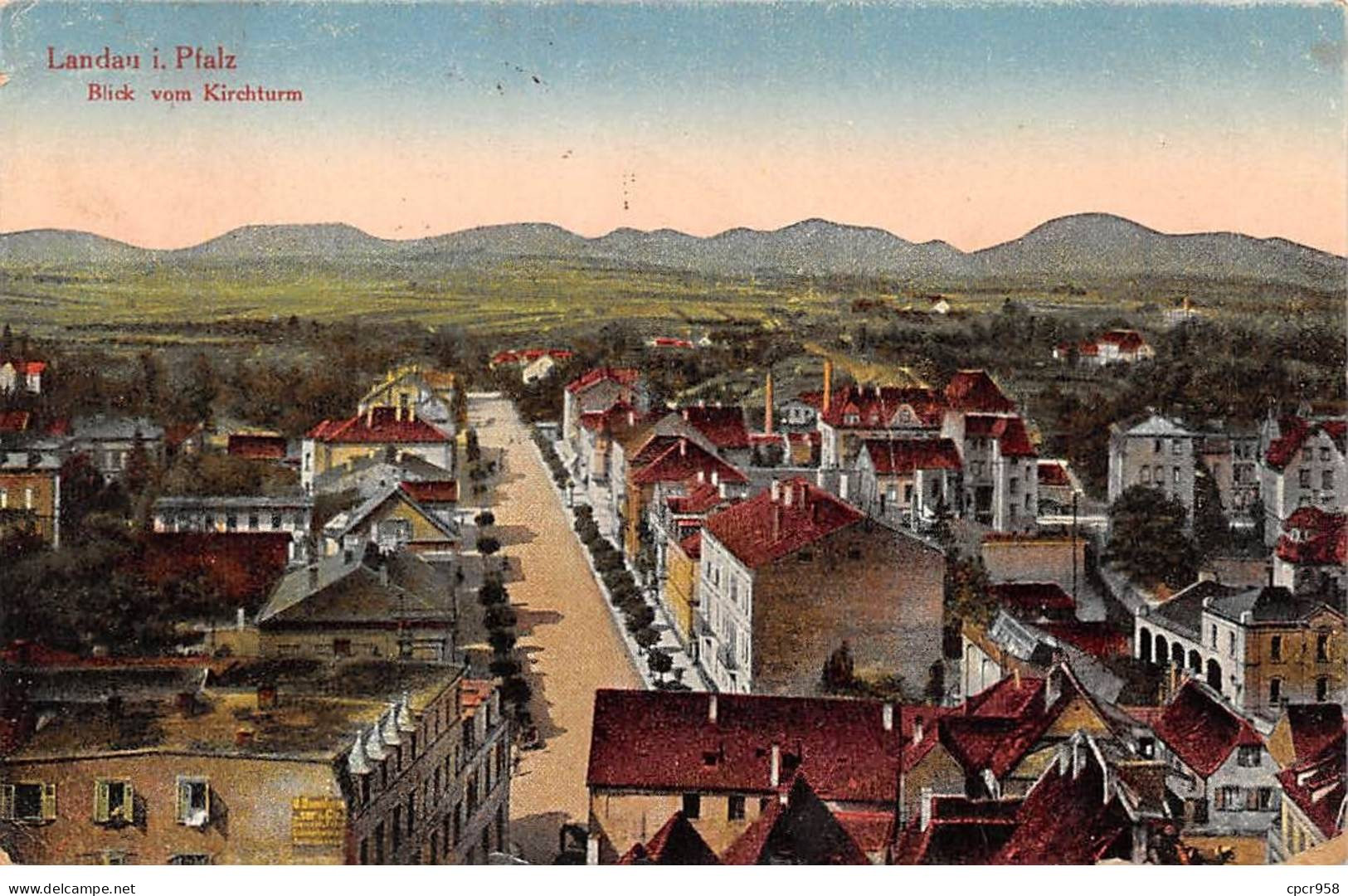 ALLEMAGNE - SAN52296 - Landau I. Pfalz - Blick Vom Kirchtum - Landau