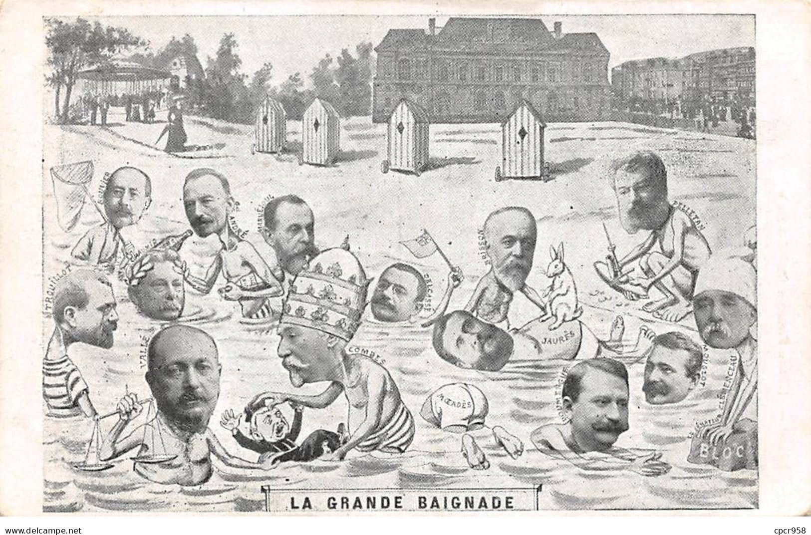 Politique - N°84218 - La Grande Baignade - Satirical