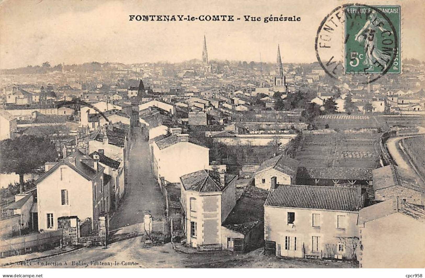 85 - FONTENAY LE COMTE - SAN54796 - Vue Générale - Fontenay Le Comte
