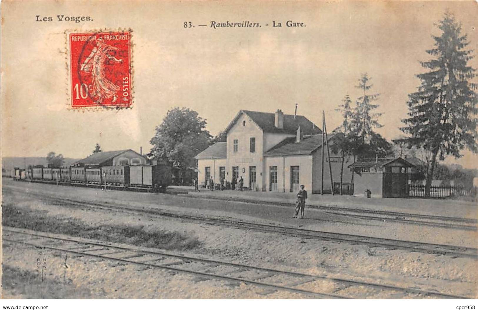 88 - RAMBERVILLERS - SAN54829 - La Gare - Train - Rambervillers