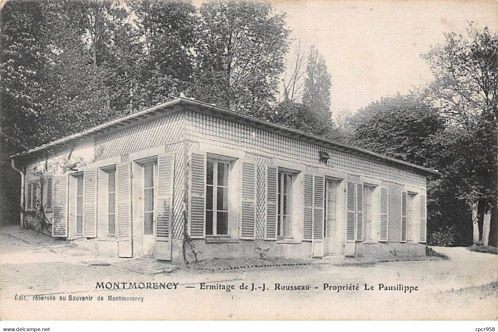 95 - MONTMORENCY - SAN54906 - Ermitage De JJ Rousseau - Propriété Le Pausilippe - Montmorency