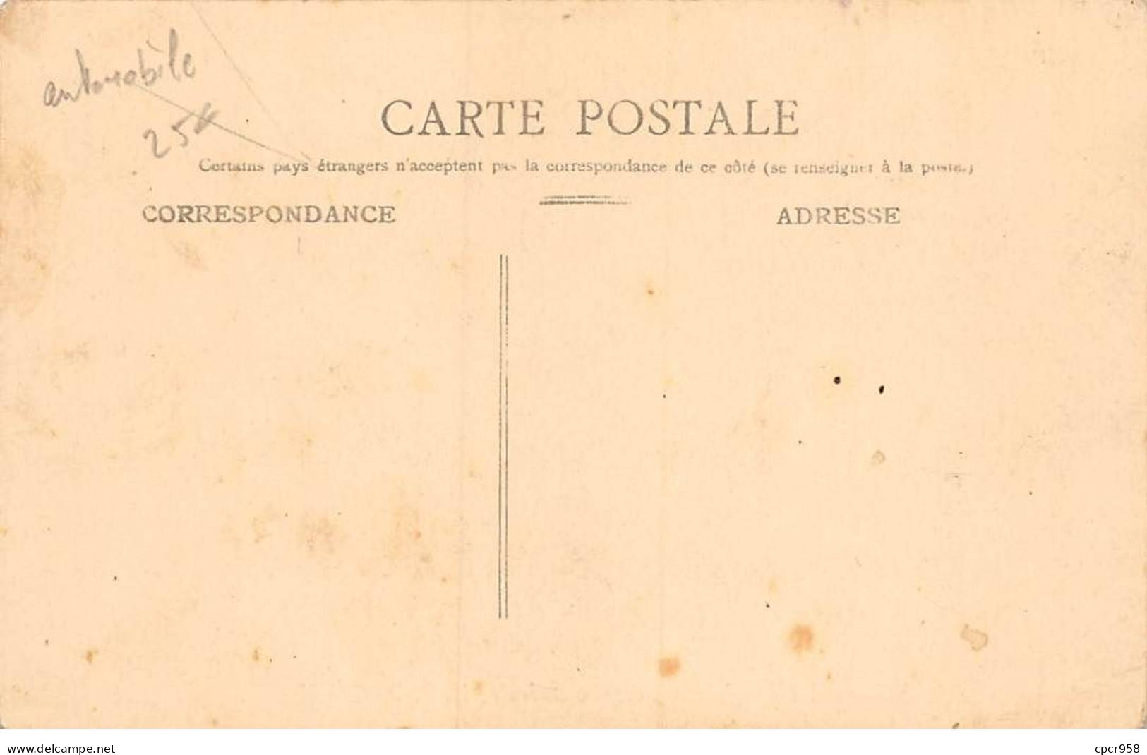 AUTOMOBILE - SAN56246 - Voiture Double Phaéton, Entrée Latérale - 12 HP Clément - Autres & Non Classés