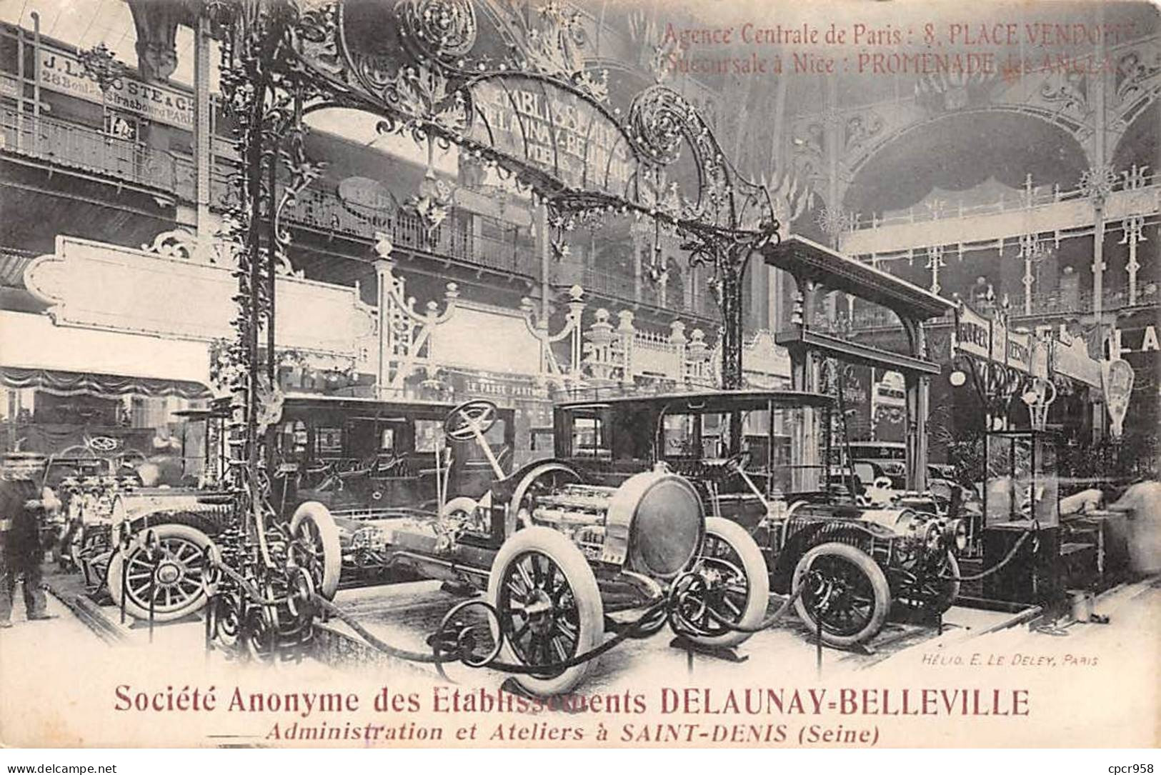 AUTOMOBILE - SAN56247 - Administration Et Ateliers à Saint Denis Des Etablissements Delaunay Belleville - Sonstige & Ohne Zuordnung