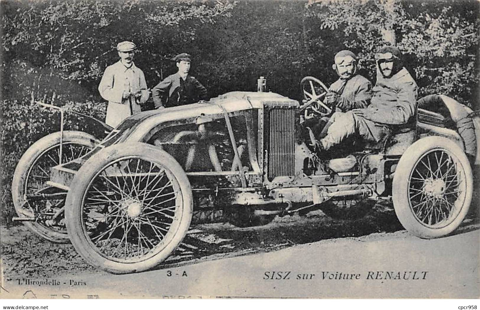 AUTOMOBILE - SAN56245 - SISZ Sur Voiture Renault - Course - Sonstige & Ohne Zuordnung