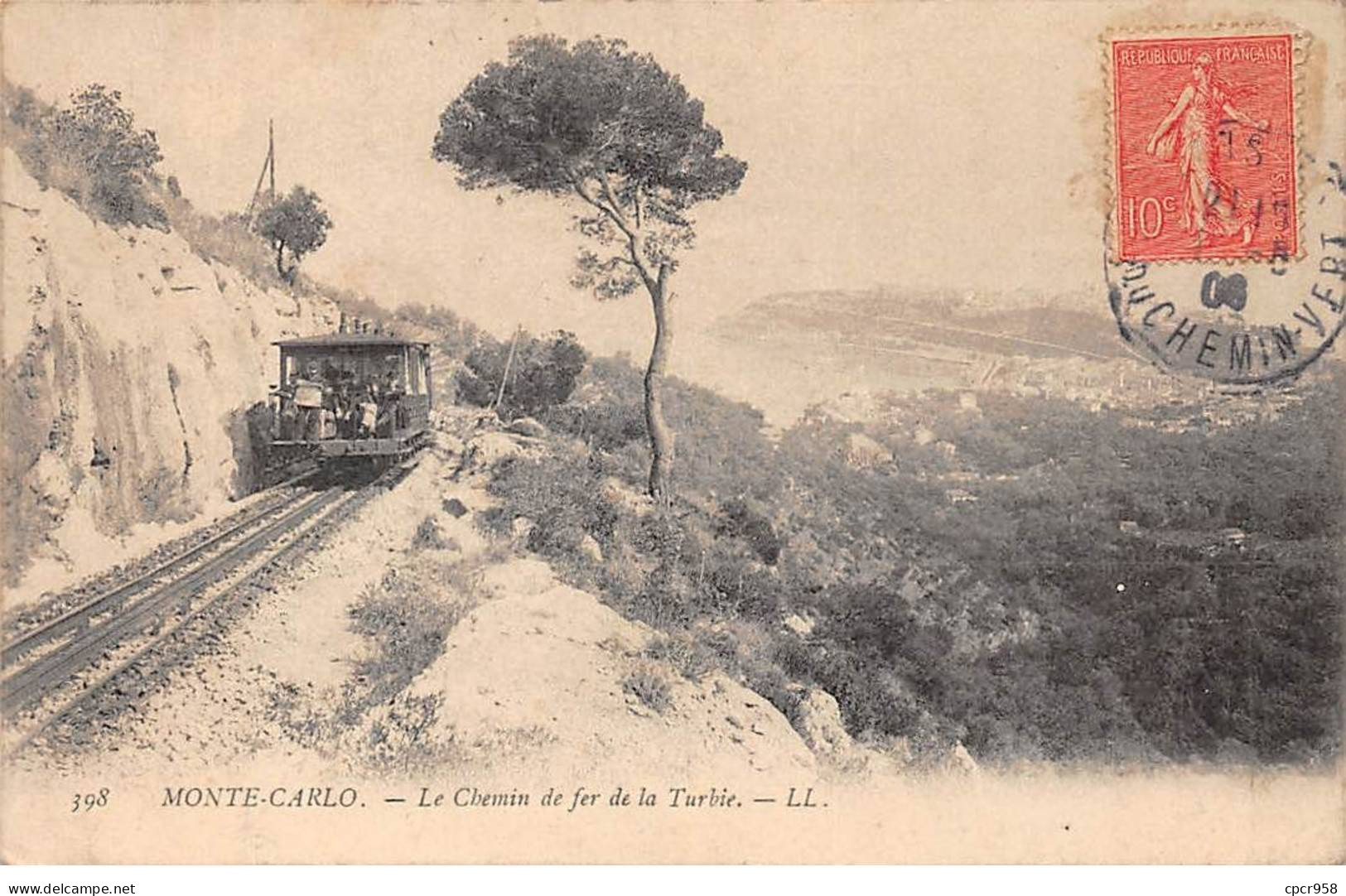 MONACO - MONTE CARLO - SAN45714 - Le Chemin De Fer De La Turbie - Monte-Carlo