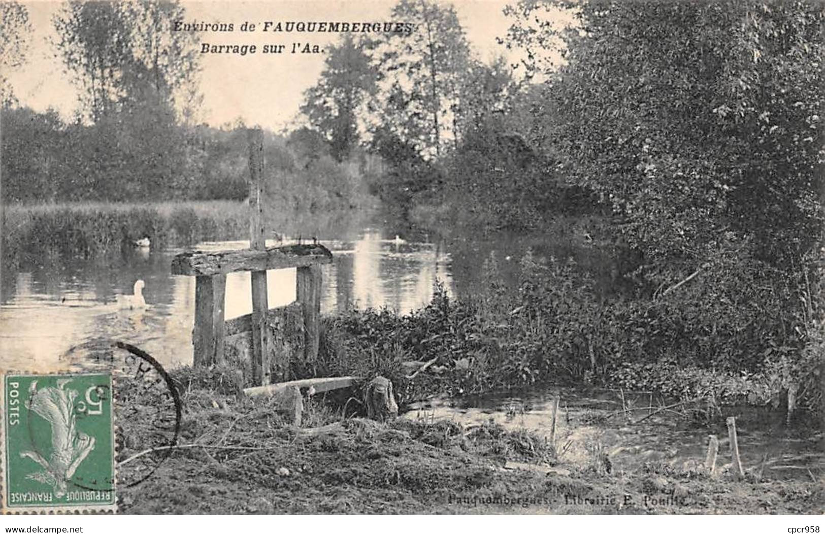 62 - FAUQUEMBERGUES - SAN46559 - Barrage Sur L'Aa - Fauquembergues