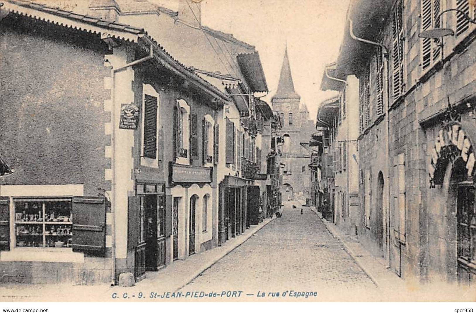 64 - SAINT JEAN PIED DE PORT - SAN46597 - La Rue D'espagne - Saint Jean Pied De Port