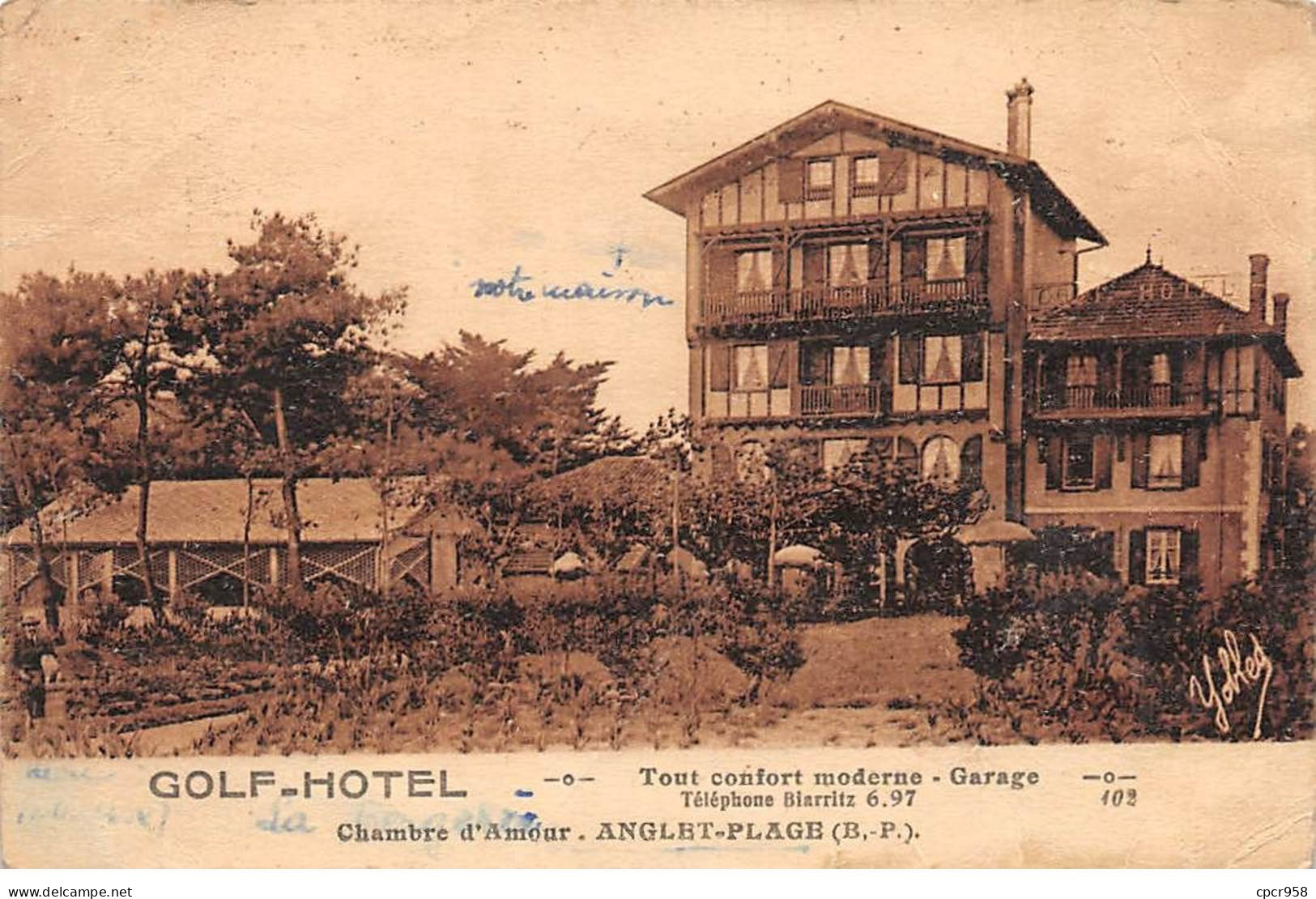 64 - ANGLET PLAGE - SAN46601 - Golf Hôtel - Chambre D'Amour - Dans L'état - Anglet