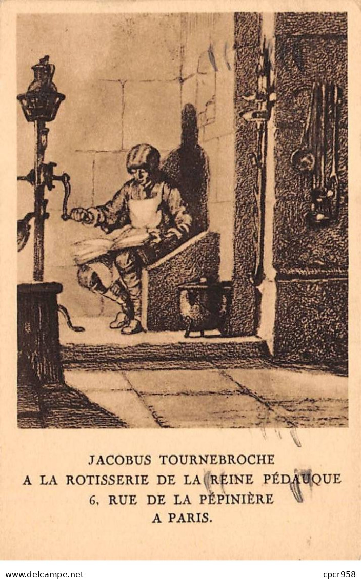 75008 - PARIS - SAN46711 - Jacobus Tournebroche à La Rôtisserie De La Reine Pédauque - Rue De La Pépinière - District 08